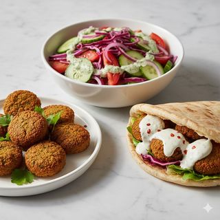 Kebab Con Falafel