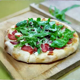 Римская пицца "Мясное ассорти с руколой" (30 см.)