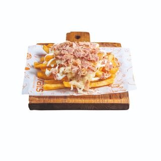 Cartofi Prajiti cu Bacon, Cascaval si Maioneza