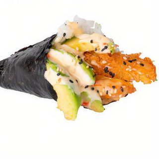67. Temaki Langostino Aguacate