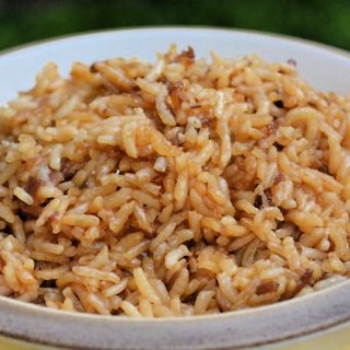 Arroz Con Cebolla Frita