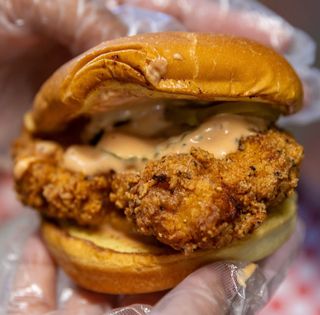 Fried Chicken Burger