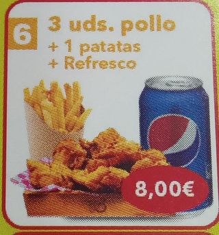 3 Unidades de pollo