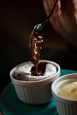 Čokoladni sufle sa sladoledom od vanilije  350gr