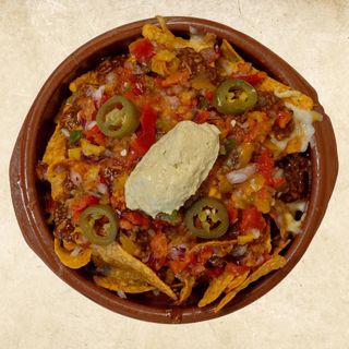 1/2 Nachos Mexicanos