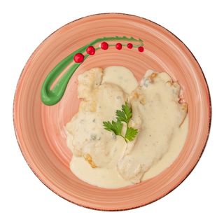 Pileći file u umaku od gljiva,riža