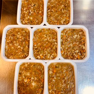 Lentejas con minestrone de verduras