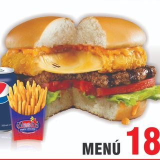 Menú 18. MASHA BIG MIX BURGER