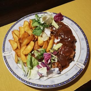 Muschiulet de porc &sos Spaniol