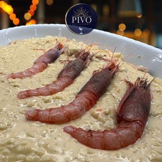 Risotto gamberi e Pernod