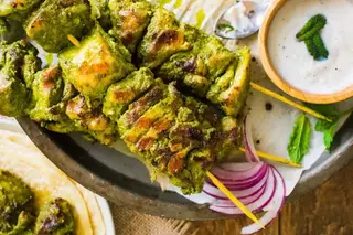 10 Hariyali chicken tikka