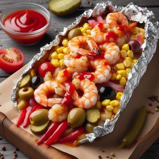 Patata Asada Fruits De Mer