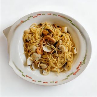 Spaghetti con marisco