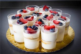 Mousse alb ciocolata