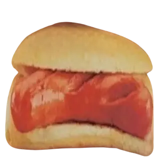cervela, patata y bebida