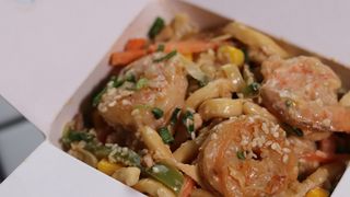 ატრია ზღვის პროდუქტებით ჯეკის სოუსით