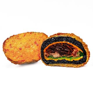 Zapiekany Burger z tuńczykiem