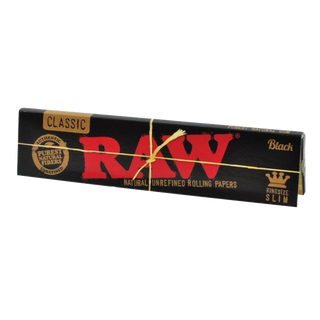 Bibułki Raw Black King Size Slim