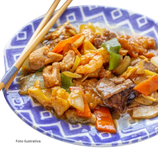 Familia feliz a la plancha