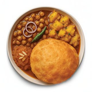 Aloo chana puri