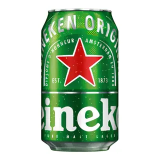 Cerveza Heineken lata 330 ml. 