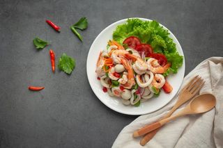 Salade César Aux Gambas