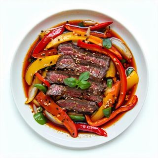 Manzo alla coreana piccante