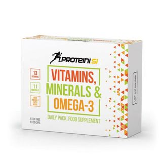 Proteini.si vitamins minerals & ome gratis 3 30 tableta + 30 kapsula