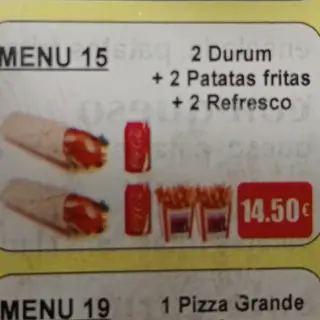 Menú 15