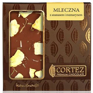 CZEKOLADA MLECZNA Z ANANASEM I ROZMARYNEM 85G