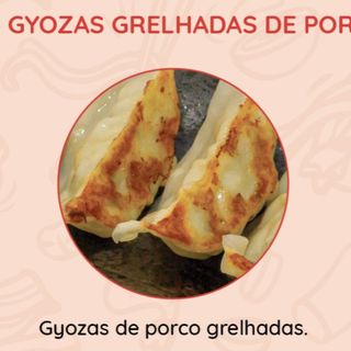 Gyozas Grelhadas de Porco