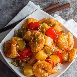 Sweet and Sour Prawns