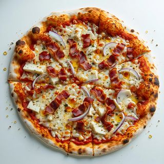 Pizza amatriciana normale