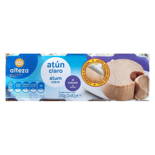 Alteza atún claro 3 lata (80 g.)