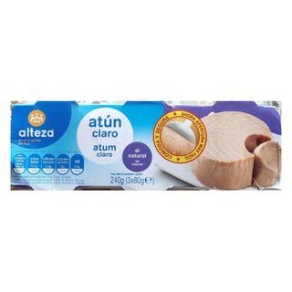 Alteza atún claro 3 lata (80 g.)