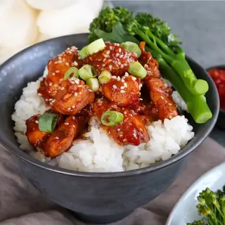 Chilli Chicken With Rice