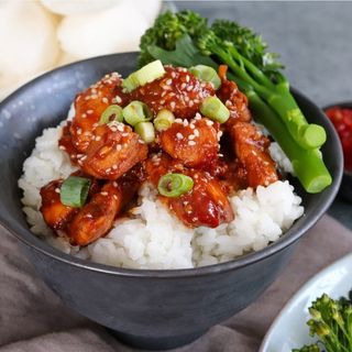 Chilli Chicken With Rice
