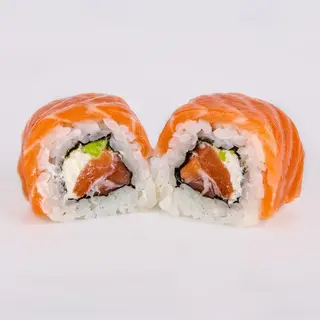 Salmón uramaki roll (8 pzas.)