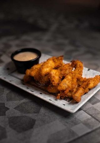 Tiras de pechuga crujiente