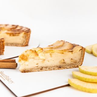 Porción De Tarta De Manzana