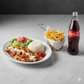 Menú 3 Kebab Plato