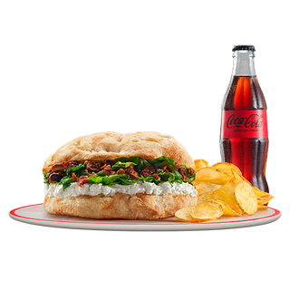 Menu Focaccia Scarola e Chips