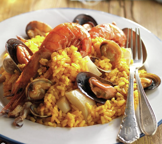 Paella de mariscos