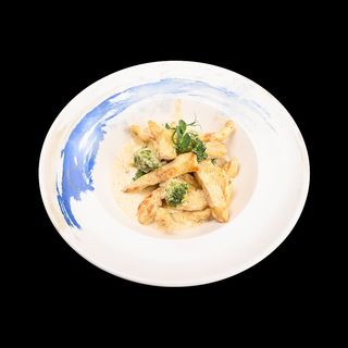 Пиле с броколи и сметана (350г)