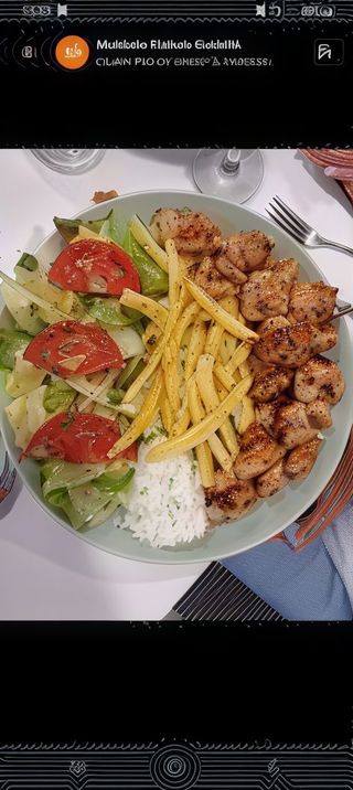 7. Plato Souvlaki De Pollo