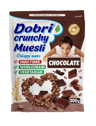 DOBRI CRUNCHY MUESLI ČOKOLADA 300G (486585)