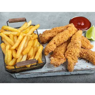 Crispy Chicken Fillet With Fries