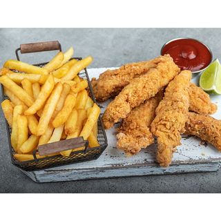 Crispy Chicken Fillet With Fries