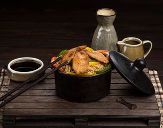  Ձվի լափշա հավի մսով