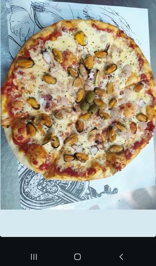 Pizza frutti di mare 500gr